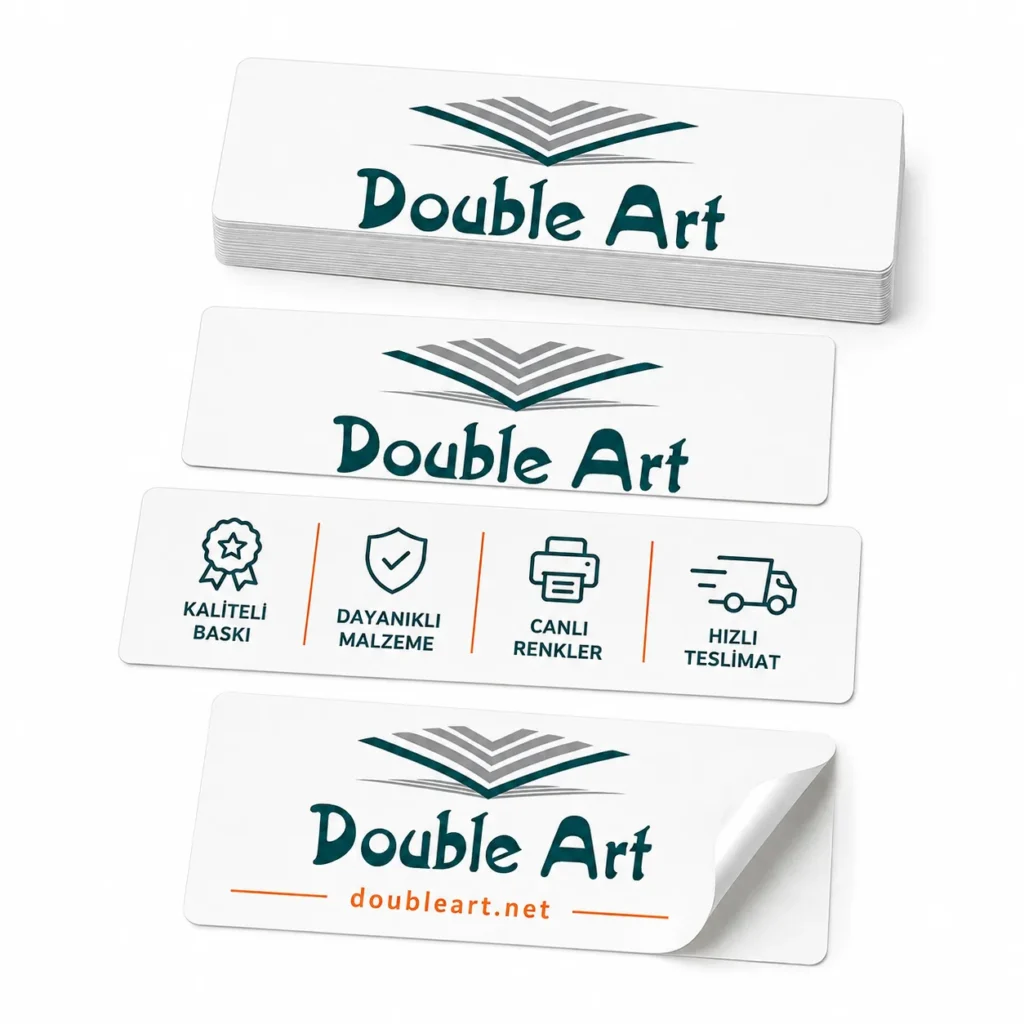 Düz Kesim Etiket ve Sticker Baskısı