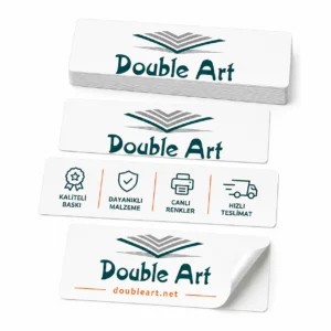 Düz Kesim Etiket ve Sticker Baskısı