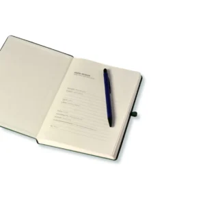 Lastikli Sert Kapaklı Logo Baskılı Tarihsiz Defter