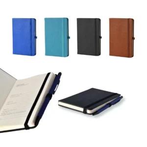 Mini Cep Boy Sert Kapaklı Logo Baskılı Tarihsiz Defter