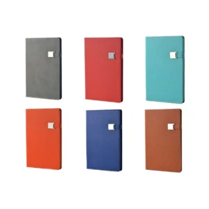 Tokalı Sert Kapaklı Logo Baskılı Tarihsiz Defter
